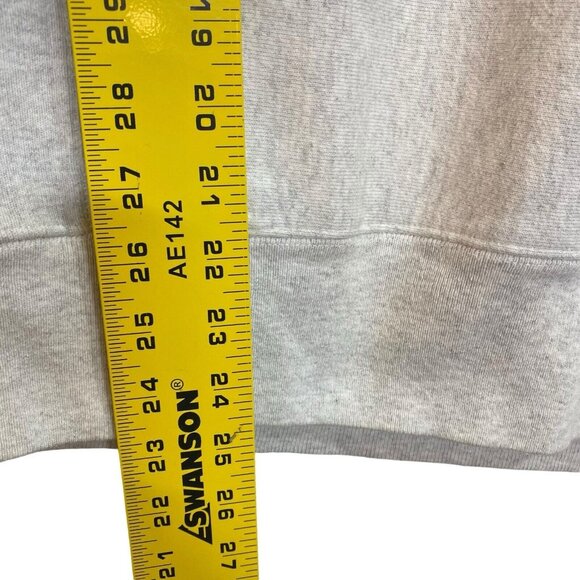 Champion Men's Reverse Weave Hoodie Sweatshirt Old English Logo Silver Gray M - Picture 4 of 10